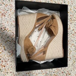 Kate Spade Tianna Surde Wedge “medium Biscotti”